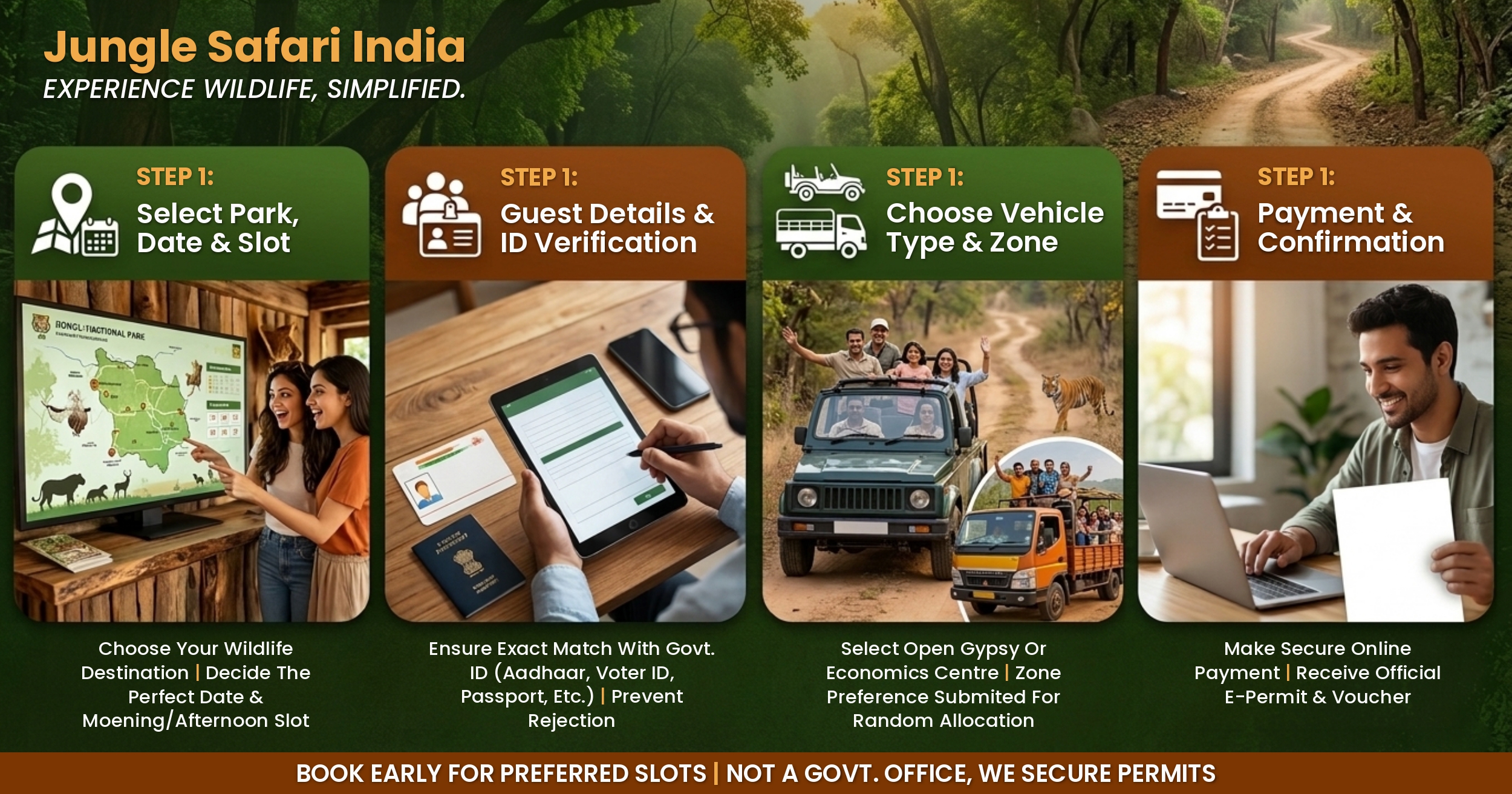 Step-by-Step Safari Booking With JSI