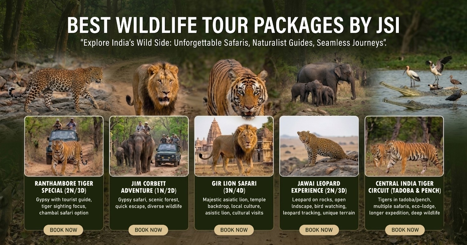Best Wildlife Tour Packages By JSI