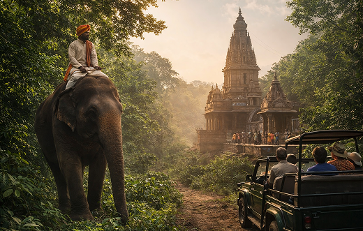Safari And Temple Visit Combined Package